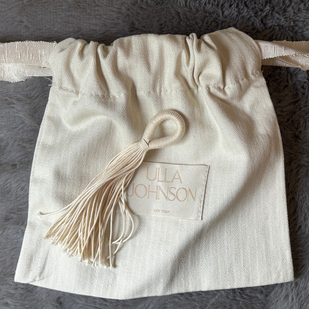 Ulla Johnson Canvas Jewelry/Belt Pouch with Tassel